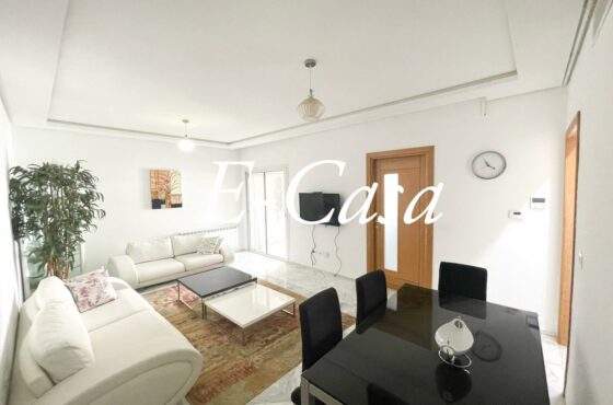 À louer un appartement S2 meublé aux jardin de carthage